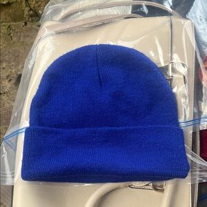 Vibrant Blue Knit Beanie